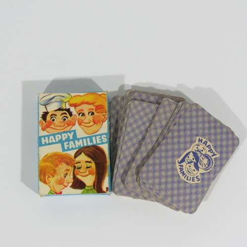 Vintage Happy families card game by Tower Press