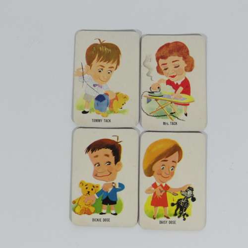 Vintage Happy families card game by Tower Press