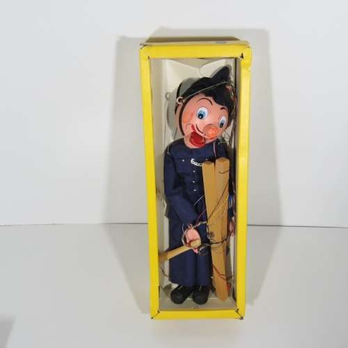Pelham Puppets SM Policeman marionette in box