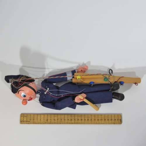 Pelham Puppets SM Policeman marionette in box