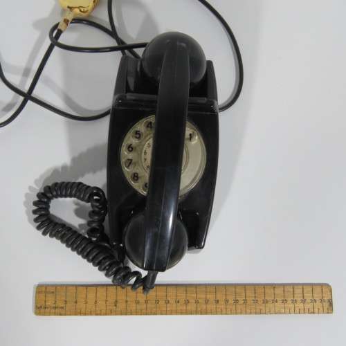 Vintage Rotary dial telephone - Black