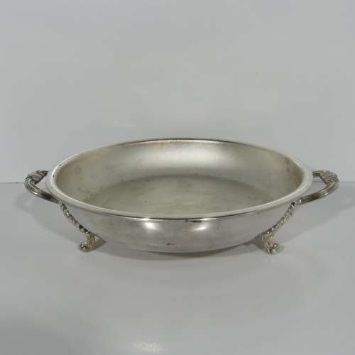 Vintage silverplated serving dish with lid
