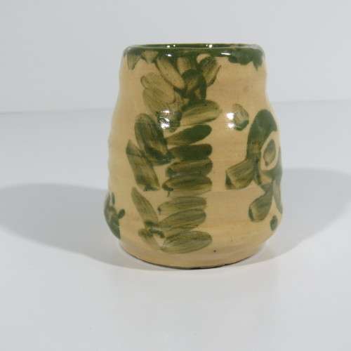 Pottery piece by Grace Battis ( wife of Walter Battiss ) dated 1945 - 9cm by 8cm