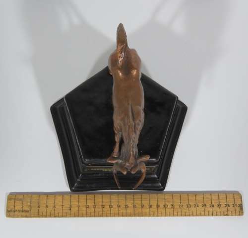 SADF Army college G8105 course 1981 trophy - Tail and leg repaired - Height 18 cm
