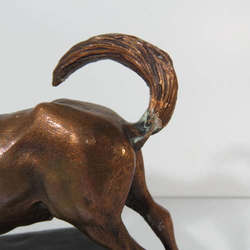 SADF Army college G8105 course 1981 trophy - Tail and leg repaired - Height 18 cm