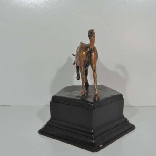 SADF Army college G8105 course 1981 trophy - Tail and leg repaired - Height 18 cm
