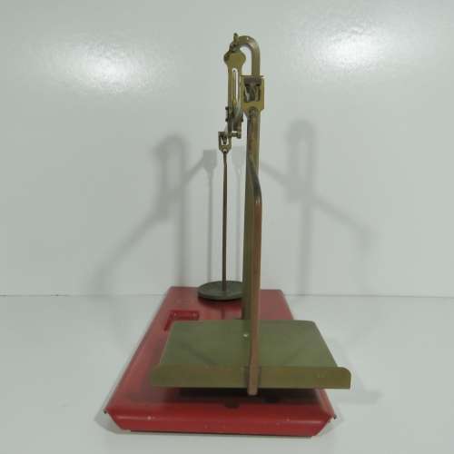 Vintage 250 g postal scale - No weights - Height 32 cm