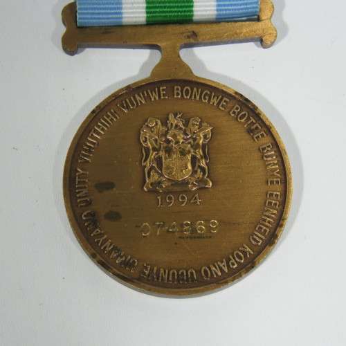 SADF Unity medal - Full size and miniature - #074869
