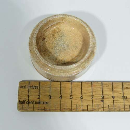 Antique porcelain toothpaste holder base