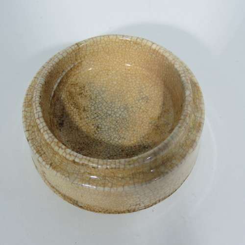 Antique porcelain toothpaste holder base