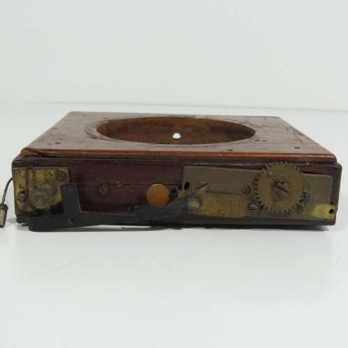 Antique Thornton-Pickard wooden time shutter