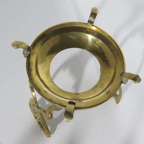 Vintage brass teapot with stand and burner