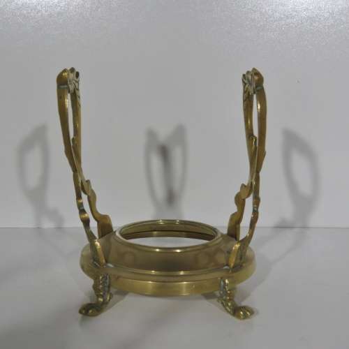 Vintage brass teapot with stand and burner