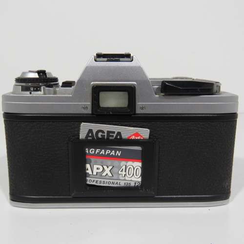 Vintage Minolta X-300 35mm camera with 1:3.5 Minolta 55mm lens