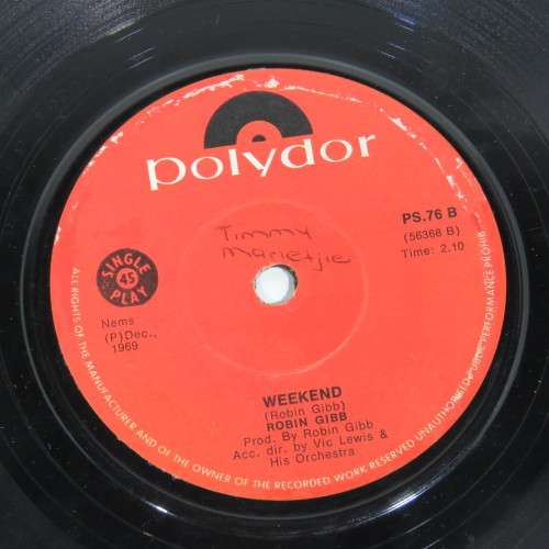 Robin Gibb - One million years - 7 single