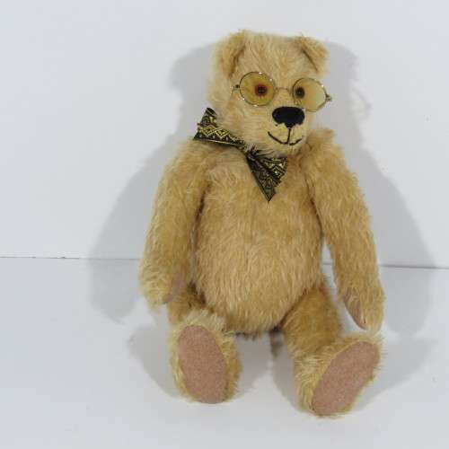 Nanny Bears teddy bear with glasses - Length 41 cm