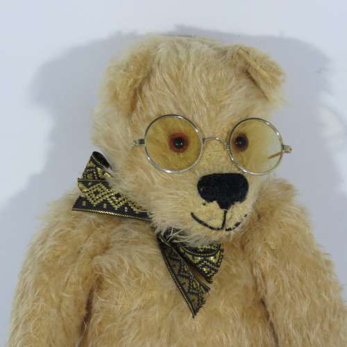 Nanny Bears teddy bear with glasses - Length 41 cm