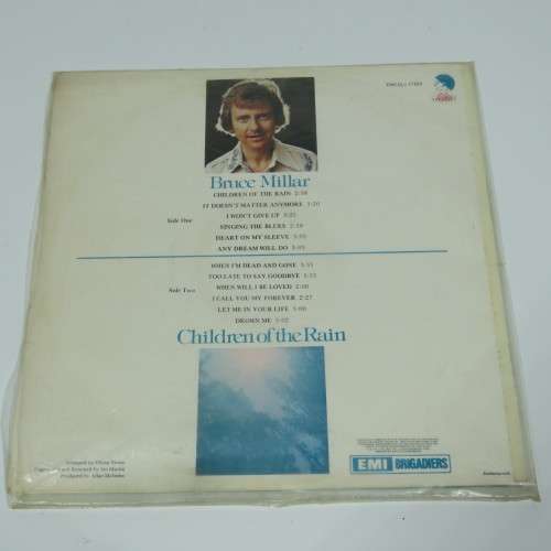 Bruce Millar - Children of the rain LP vinyl record - EMI Brigadiers