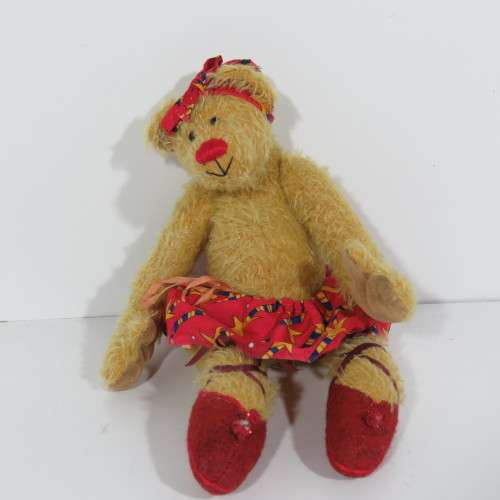 Nanny Bears ballerina teddy bear - Length 34 cm