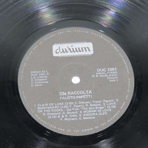 Fausto Papetti - 32a Raccolta LP Vinyl record - Teal Records