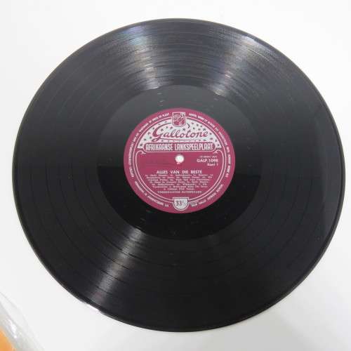 Alles van die beste LP vinyl record - Gallotone
