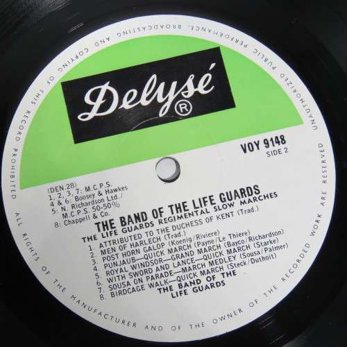 Band of the Life Guards - Delyse Envoy Records