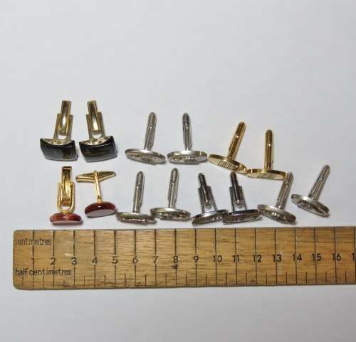 Lot of 7 pairs of cufflinks