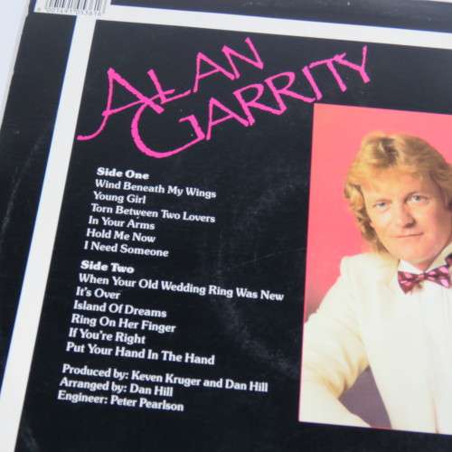 Alan Garrity Licensed to sing LP vinyl record - Transistor music