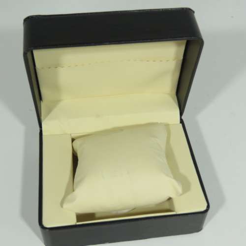 Vinyl watch case with PATEK PHILIPPE logo