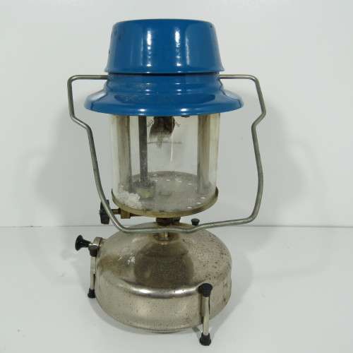 Vintage pressure lamp with Jenaer Suprax Glass - Hieght: 29.5cm