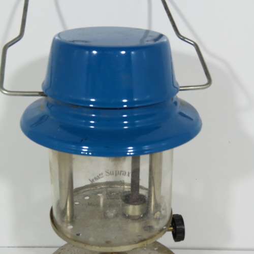 Vintage pressure lamp with Jenaer Suprax Glass - Hieght: 29.5cm