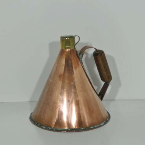 Antique copper Piet Fluit kettle - Missing whistle top - Height 23,5 cm - Base 22 x 22 cm