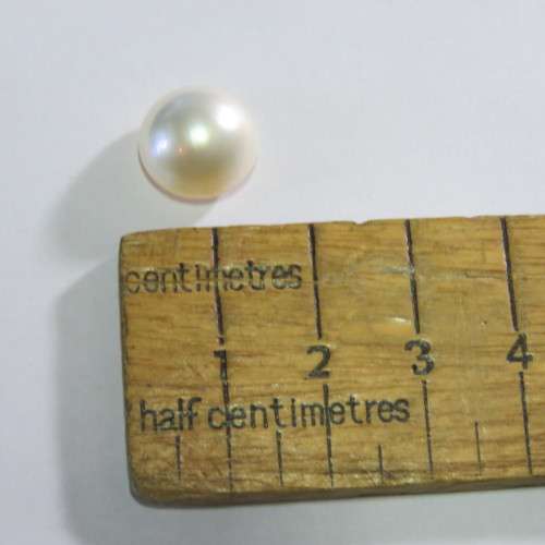 Round mabe pearl - Diameter 12.6mm