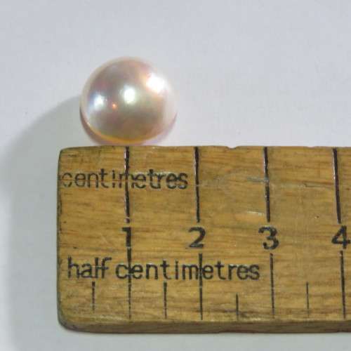 Round mabe pearl - Diameter - 14.17mm