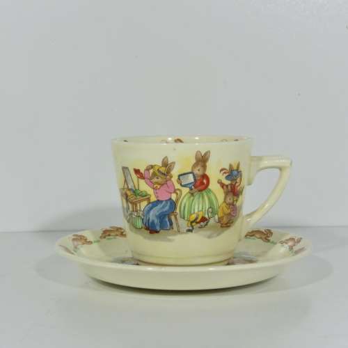 Royal Doulton Bunnykins cup and saucer