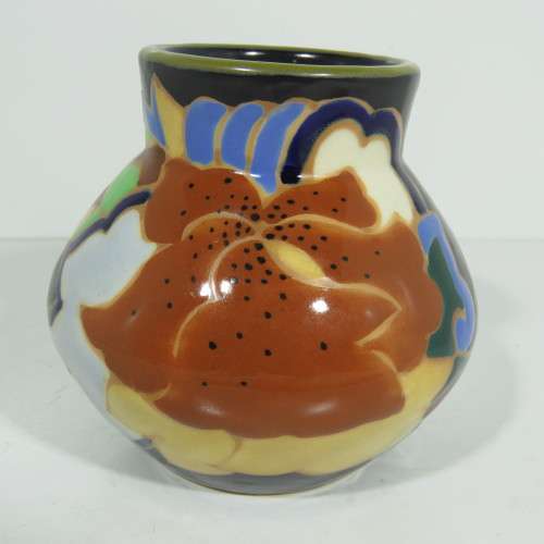 Gouda style pottery vase