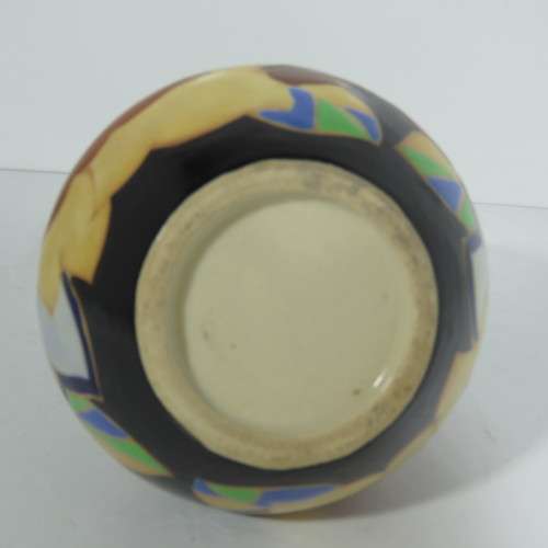 Gouda style pottery vase