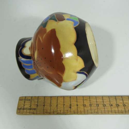 Gouda style pottery vase