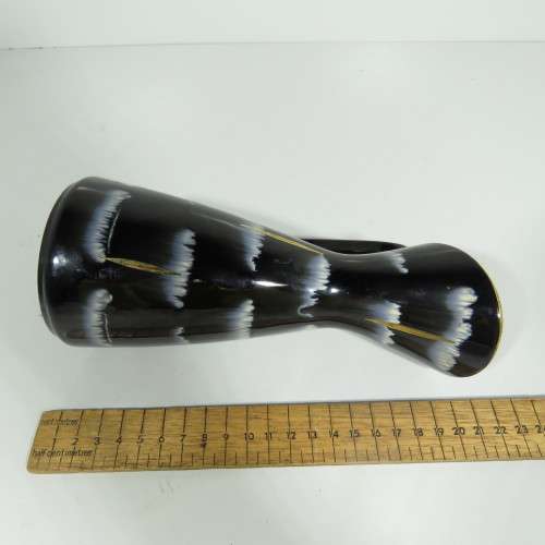 Vintage black porcelain pitcher
