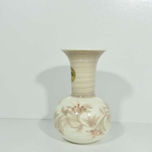Jersey Pottery freehand painted vase