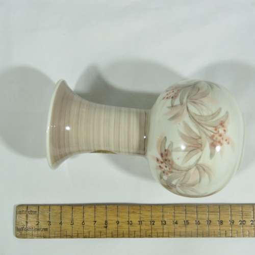 Jersey Pottery freehand painted vase