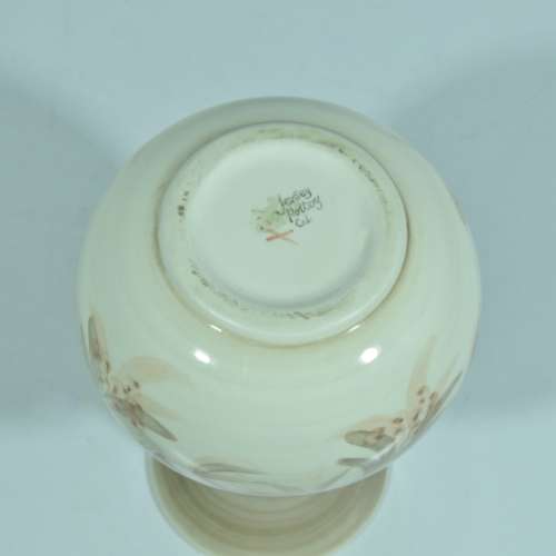 Jersey Pottery freehand painted vase