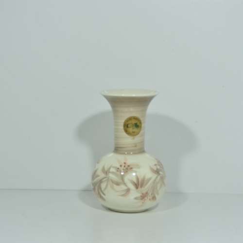 Jersey Pottery freehand painted vase