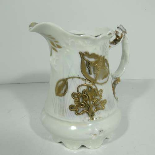 C. Tielsch and Co Altwassen Silesia Germany 1875 teapot, sugar pot and milk jug - Pearlware