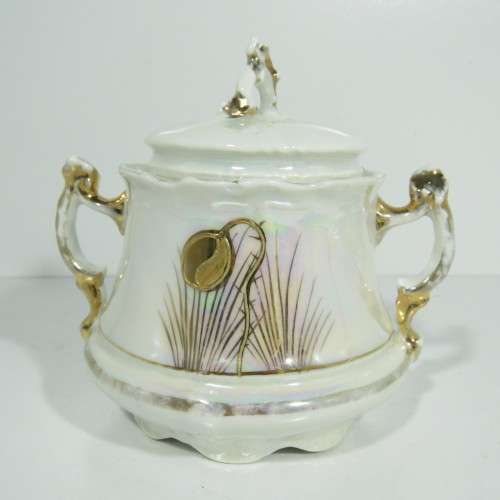 C. Tielsch and Co Altwassen Silesia Germany 1875 teapot, sugar pot and milk jug - Pearlware