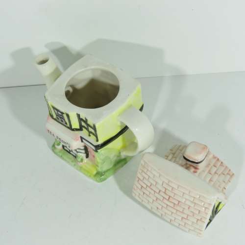 Tea Poom`s kettle in shape of house - Vintage