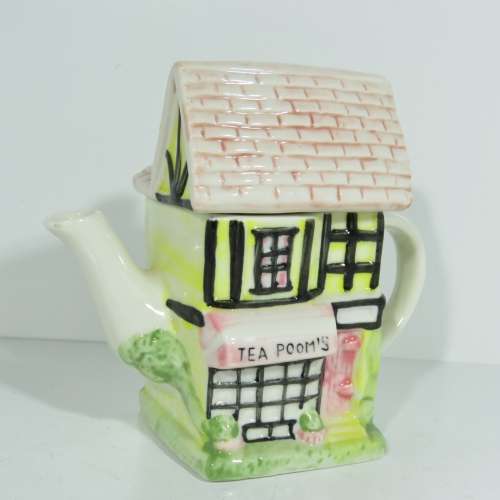 Tea Poom`s kettle in shape of house - Vintage