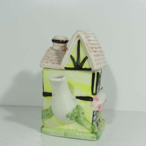 Tea Poom`s kettle in shape of house - Vintage