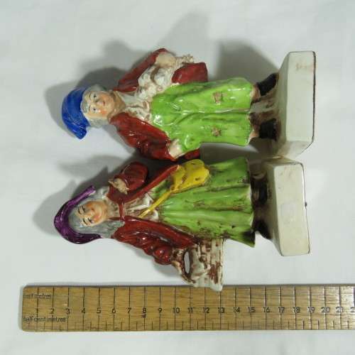 Vintage boy and girl porcelain figurine