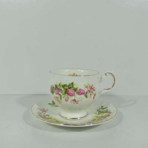 Queens Bone china porcelain duo
